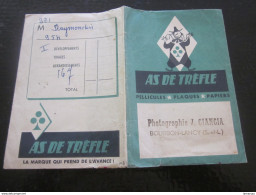 Delcampe - Photographie 1931 Ancienne Pochette Asax "As De Trèfle" Illustrée (vide)Pour Photos Bourbon Lançy Matériel & Accessoires - Material Y Accesorios