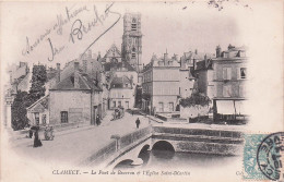Delcampe - 58 CLAMECY LE PONT DE BEUVRON ET L EGLISE SAINT MARTIN - Clamecy