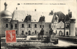 Delcampe - CPA St Germain Beaupre La Facade Du Chateau - Moutier D'Ahun