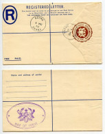 Delcampe - Ghana 1960 FDC Registered Letter Envelope - 8p. Coat Of Arms; Accra Postmarks - Ghana (1957-...)