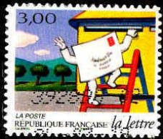Delcampe - France Poste AA Obl Yv:  10 Mi:3210 La Lettre Boite Aux Lettres (Obl.mécanique) - Comics