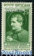 Delcampe - Vatican 1936 25c Green, J. Bosco, Stamp Out Of Set, Unused (hinged) - Neufs