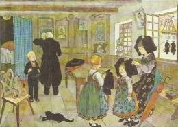 Delcampe - L'Alsace Merveilleuse De Hansi - "Nous Nous Faisons Beau Pour Aller Visiter La Tante Suzel" - (P) - Hansi