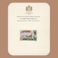 Delcampe - Jersey 1969 (Proof) 1s6d English Channel Imperf Single On Presentation Card - Jersey