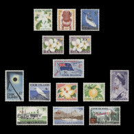 Delcampe - Cook Islands 1967 (MLH) Decimal Provisionals - Islas Cook