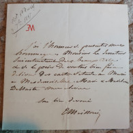 Delcampe - ERNEST MEISSONIER L.a S Lettre Autographe Signee - Pintores Y Escultores