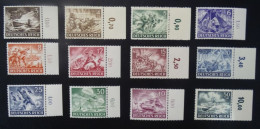 Delcampe - Deutsches Reich Mi 831-842 ** , Tag Der Wehrmacht , Seitenrand (1) - Nuevos