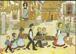 Delcampe - L'Alsace Merveilleuse De Hansi - "Les Gâteaux....." - Photo : Maison Hansi Riquewihr - (P) - Hansi