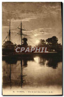 Delcampe - CPA Paimpol Effet De Nuit Dans Le Port Bateau - Paimpol