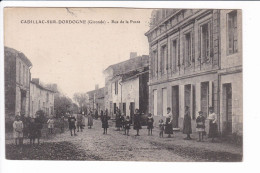 Delcampe - CADILLAC - SUR - DORDOGNE - Rue De La Poste - Cadillac