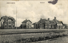 Delcampe - CPA Zeven In Niedersachsen, Bahnhof Gleisseite - Sonstige & Ohne Zuordnung
