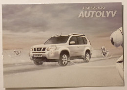 Delcampe - NISSAN AUTOLYV - 4x4 Sur La Neige - Voiture / Automobile - Carte Publicitaire NISSAN Saint Martin D'Hères - Turismo