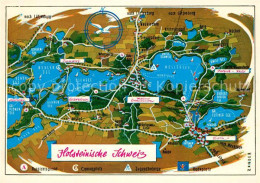 Delcampe - Malente-Gremsmuehlen Landkarte Holsteinische Schweiz - Malente-Gremsmühlen