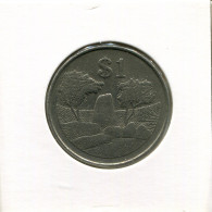 Delcampe - 1 DOLLAR 1980 ZIMBABWE Moneda #AR505 - Zimbabwe