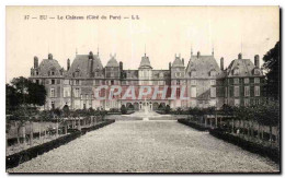 Delcampe - CPA Eu Le Chateau (Cote Du Parc) - Eu