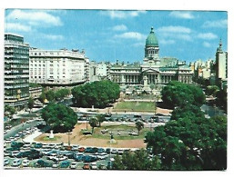 Delcampe - PLAZA CONGRESO, VISTA PANORAMICA - PANORAMIC VIEW OF THE PARLIAMENT PLACE.-  BUENOS AIRES / ARGENTINA - Argentina