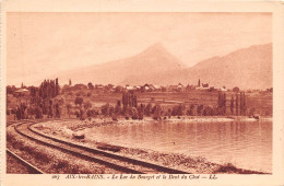 Delcampe - AIX LES BAINS Le Lac Du Bourget Et La Dent Du Chat 1(scan Recto-verso) MA433 - Aix Les Bains