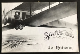 Delcampe - Rebecq COPIE Souvenir De Rebecq, Avion Carte Postale +/-1900's (PHOTO L'horizontal 23,5 Cm Et Vertical 15,5 Cm) Cpc - Rebecq