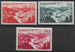 Delcampe - 1948 Saar French Occupation Airmail 3v. MNH Unificato N. 9/11 - Other & Unclassified