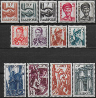 Delcampe - 1948 Saar French Occupation Reconstruction 13v. MNH Unificato N. 231/43 - Other & Unclassified
