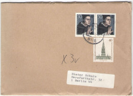 Delcampe - ALBERTUS MAGNUS,  EUROPA CEPT, SCHINKEL TOWER STAMPS ON COVER, 1981, GERMANY; - Cartas & Documentos