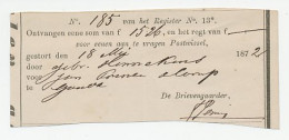 Delcampe - Gouda 1872 - Aan Te Vragen Postwissel - Ohne Zuordnung