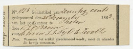 Delcampe - Tholen 1863 - Stortingsbewijs Geldartikel - Ohne Zuordnung