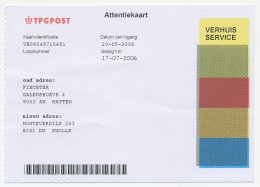Delcampe - Hattem 2006 - Attentiekaart Verhuisservice - Ohne Zuordnung