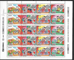 Delcampe - Brasil (Brazil) - 1993 - FULL SHEET: Comics - Yv 2121/24 - Stripsverhalen
