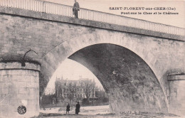Delcampe - 18 SAINT FLORENT SUR CHER PONT SUR LE CHER ET LE CHATEAU - Saint-Florent-sur-Cher