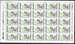 Delcampe - Brasil (Brazil) - 1993 - FULL SHEET: 3rd Ibero-American Conference Of Heads Of State And Government - Yv 2115 - Neufs