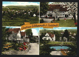 Delcampe - AK Wilkenroth B. Waldbröl, Fachwerkhaus, Wasseranlage, Ortsansicht - Waldbroel
