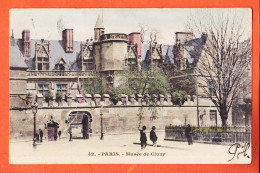 Delcampe - 00663 ◉ PARIS V ◉ Entrée Façade Musée De CLUNY ◉ 1905 à Rosa DENOYER Bruxelles ◉ Editeur ? N° 42 - District 05
