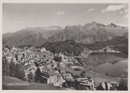 Delcampe - Schweiz St Moritz Panoramablick Stadt See Berge Ungebraucht Unposted #SCB416 - St. Moritz