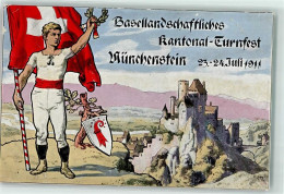 Delcampe - 4142 Münchenstein 1011 - BL Kantonal Turnfest Fahnenträger - 13607320 - Sonstige & Ohne Zuordnung
