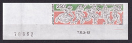 Delcampe - 1991 Wallis And Futuna 595b+Tab Sports - Tennis 45,00 € - Tenis