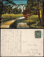 Delcampe - Ansichtskarte Plauen (Vogtland) Holzbrücke Weg Zum Syra-Viadukt 1924 - Plauen