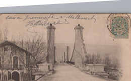 Delcampe - 13 /  MALLEMORT / ENTREE DU PONT SUSPENDU / PRECURSEUR L.A - Mallemort