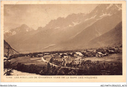 Delcampe - ABIP4-74-0312 - LES HOUCHES - Les Aiguilles De Chamonix Vues De La Gare Des Houches - Les Houches