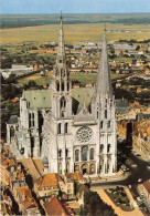 Delcampe - Les Merveilles De CHARTRES La Cathedrale La Facade La Fleche Gothique 19(scan Recto-verso) MA1285 - Chartres