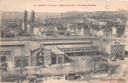 Delcampe - NANCY La Gare Eglise Saint Leon Faubourg Stanislas 14(scan Recto-verso) MA1277 - Nancy