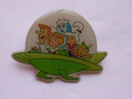 Delcampe - Pins SERIE TV HANNA NARBERA LES JETSON 2 Attaches - Media