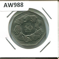 Delcampe - 50 PENCE 1973 UK GRANDE-BRETAGNE GREAT BRITAIN Pièce #AW988 - 50 Pence