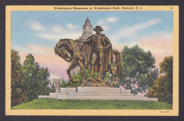 Delcampe - Postcard, United States, Newark NJ, Washington Monument In Washington Park - Autres & Non Classés
