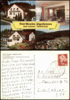 Delcampe - Ansichtskarte Bad Grund (Harz) Mehrbildkarte Hotel Pension Jägerbrunnen 1984 - Bad Grund