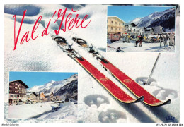 Delcampe - ATCP3-0147-73 - VAL D'ISERE - Les Terrasses Ensoleillées Et Le Signal De L'iseran - La Grande Rue - L'isere Et Le Signal - Val D'Isere