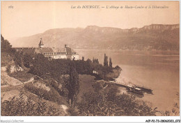 Delcampe - ACPP2-73-0128 - LAC DU BOURGET - L'abbaye De Haute-combe Et Le Debarcadere - Le Bourget Du Lac