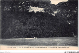 Delcampe - ACPP1-73-0081 - Rives Du Lac Du Bourget - BOURDEAU - Le Chateau Vu Du Lac - Le Bourget Du Lac