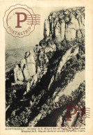 Delcampe - BARCELONA. Montserrat - Mirador De San Miguel Desde El Camino De La Santa Cueva. CATALUÑA - ESPAÑA. - Barcelona
