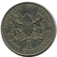 Delcampe - 1 SHILLING 1980 KENYA Coin #AZ191 - Kenya